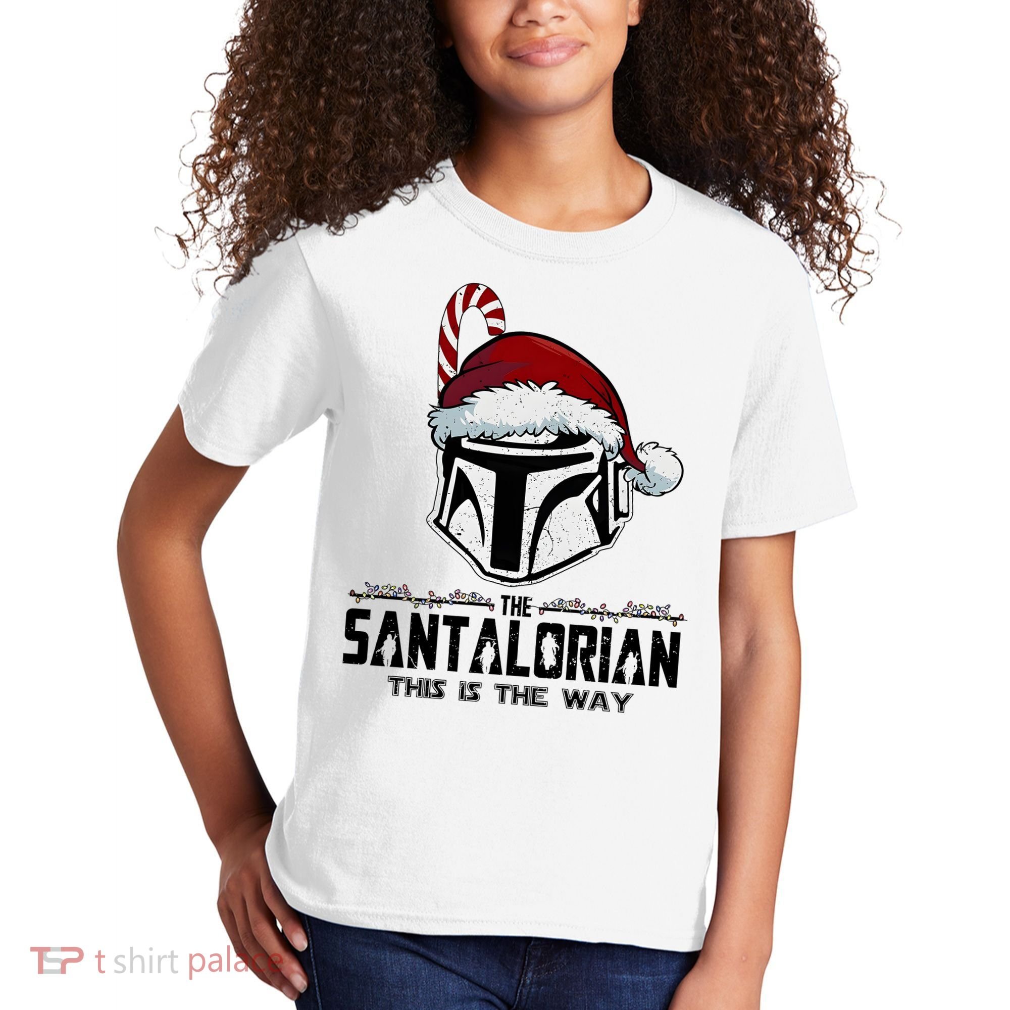 Santalorian Hunter This Is The Way Christmas Holiday Season Kids T-Shirt