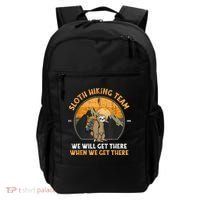 Sloth Hiking Team We Will Get There When We Get There Backpack thumb 0