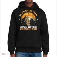 Sloth Hiking Team We Will Get There When We Get There District V.I.T. Heavyweight Hoodie thumb 0
