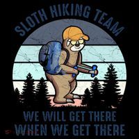 Sloth Hiking Team We Will Get There When We Get ThereFunny Coffee Mug thumb 5