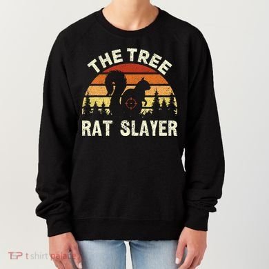 Squirrel Hunter The Tree Rat Slayer Retro Squirrel Hunting Women's Sweatshirt