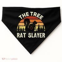 Squirrel Hunter The Tree Rat Slayer Retro Squirrel Hunting USA-Made Doggie Bandana thumb 0