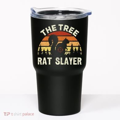 Squirrel Hunter The Tree Rat Slayer Retro Squirrel Hunting Tumbler