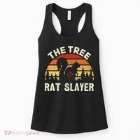 Squirrel Hunter The Tree Rat Slayer Retro Squirrel Hunting Women's Tank Top thumb 0