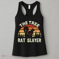 Squirrel Hunter The Tree Rat Slayer Retro Squirrel Hunting Women's Tank Top thumb 3