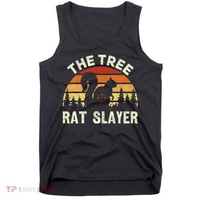 Squirrel Hunter The Tree Rat Slayer Retro Squirrel Hunting Tank Top