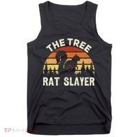 Squirrel Hunter The Tree Rat Slayer Retro Squirrel Hunting Tank Top thumb 0