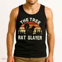 Squirrel Hunter The Tree Rat Slayer Retro Squirrel Hunting Tank Top thumb 3