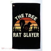 Squirrel Hunter The Tree Rat Slayer Retro Squirrel Hunting Golf Towel thumb 0