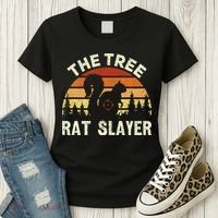 Squirrel Hunter The Tree Rat Slayer Retro Squirrel Hunting Women's T-Shirt thumb 3