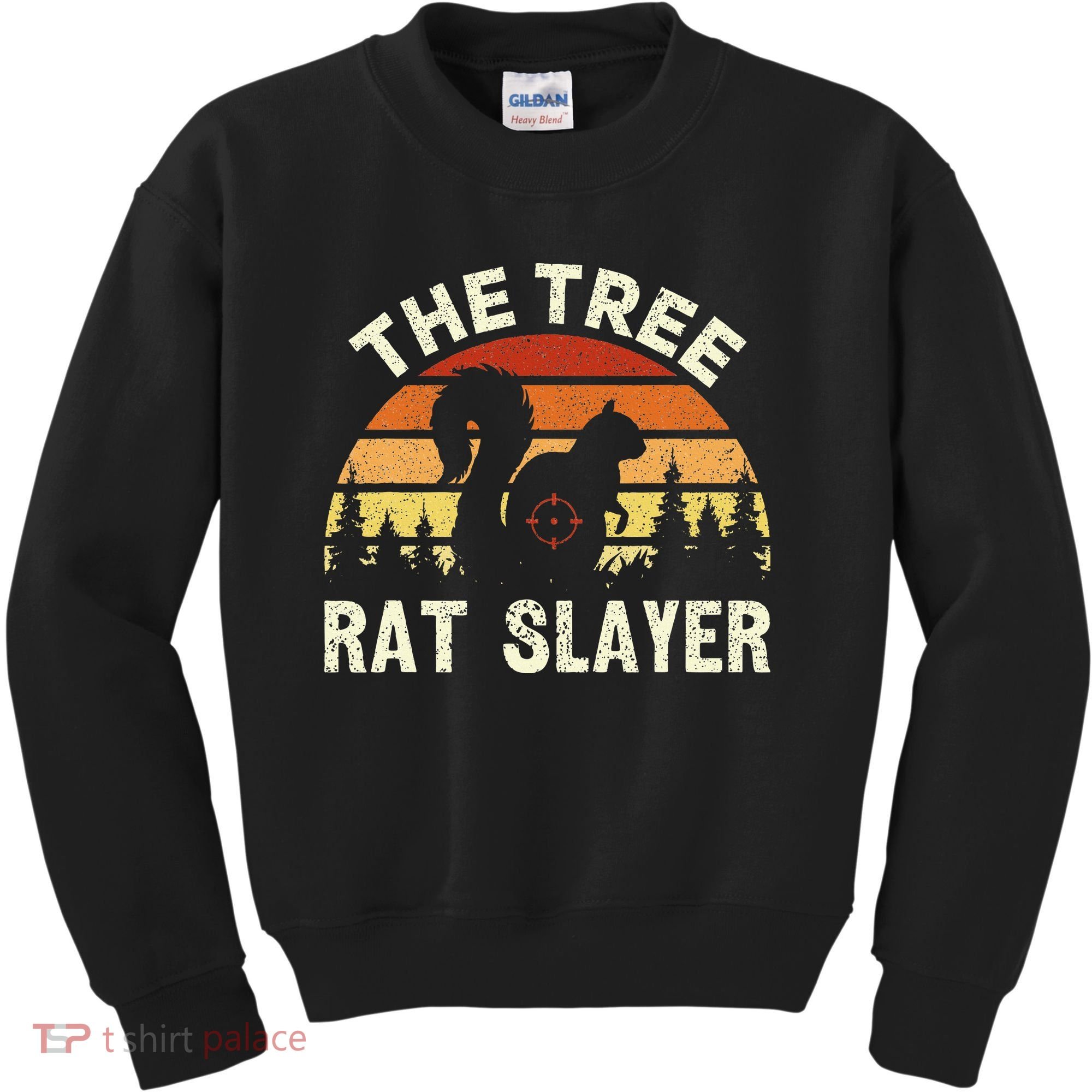 Squirrel Hunter The Tree Rat Slayer Retro Squirrel Hunting Kids Sweatshirt