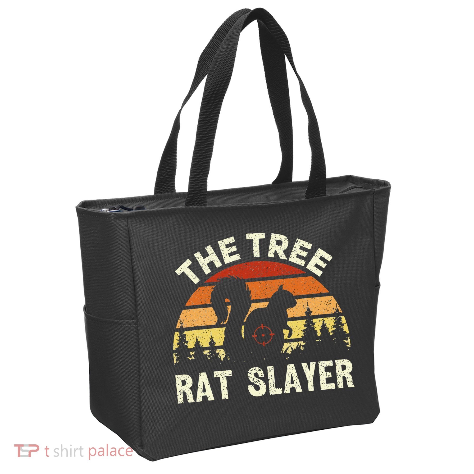 Squirrel Hunter The Tree Rat Slayer Retro Squirrel Hunting Tote Bag