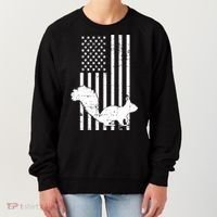 Squirrel Hunting Us Flag Squirrel Hunter Great Gift Women's Sweatshirt thumb 0