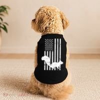 Squirrel Hunting Us Flag Squirrel Hunter Great Gift Doggie Tank thumb 2