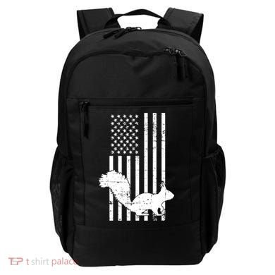 Squirrel Hunting Us Flag Squirrel Hunter Great Gift Backpack