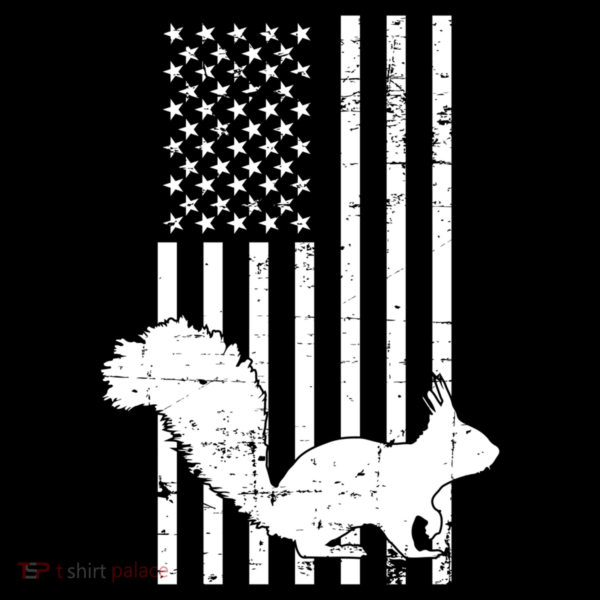 Squirrel Hunting Us Flag Squirrel Hunter Great Gift Backpack