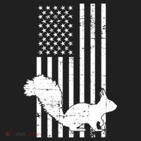 Squirrel Hunting Us Flag Squirrel Hunter Great Gift Beanie thumb 2