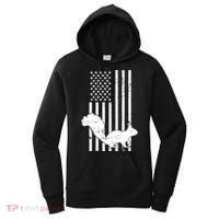 Squirrel Hunting Us Flag Squirrel Hunter Great Gift Women's Hoodie thumb 0