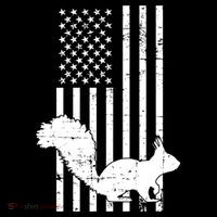 Squirrel Hunting Us Flag Squirrel Hunter Great Gift Women's Hoodie thumb 2