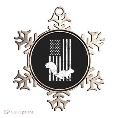 Squirrel Hunting Us Flag Squirrel Hunter Great Gift Ornament