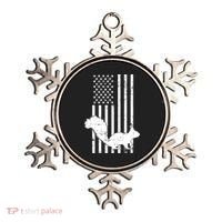 Squirrel Hunting Us Flag Squirrel Hunter Great Gift Ornament thumb 0