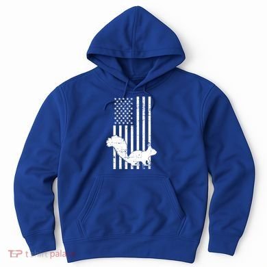 Squirrel Hunting Us Flag Squirrel Hunter Great Gift Hoodie