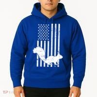 Squirrel Hunting Us Flag Squirrel Hunter Great Gift Hoodie thumb 2