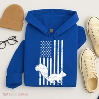 Squirrel Hunting Us Flag Squirrel Hunter Great Gift Hoodie thumb 4