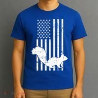 Squirrel Hunting Us Flag Squirrel Hunter Great Gift T-Shirt thumb 3
