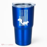 Squirrel Hunting Us Flag Squirrel Hunter Great Gift Tumbler thumb 0