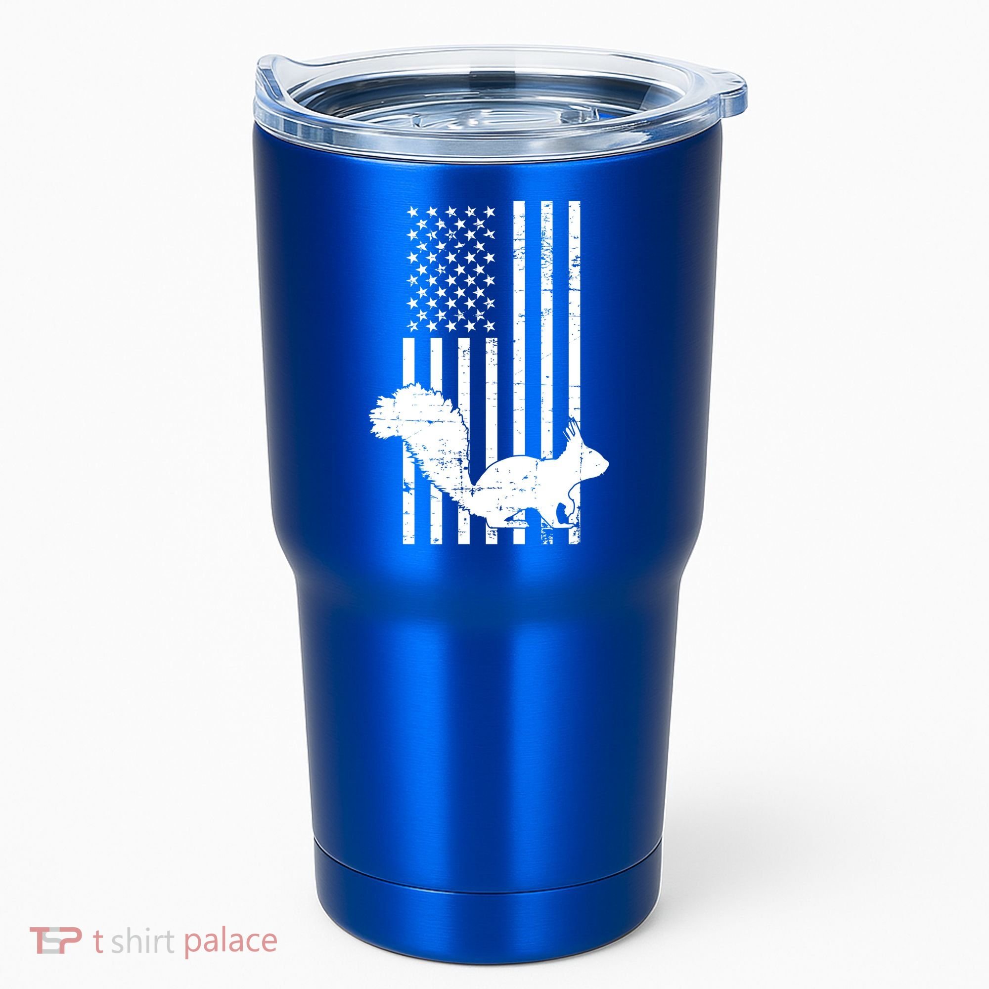 Squirrel Hunting Us Flag Squirrel Hunter Great Gift Tumbler