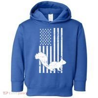 Squirrel Hunting Us Flag Squirrel Hunter Great Gift Toddler Hoodie thumb 0