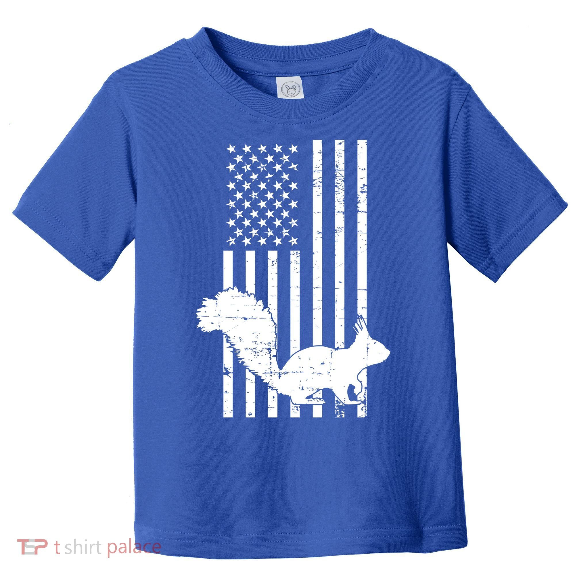 Squirrel Hunting Us Flag Squirrel Hunter Great Gift Toddler T-Shirt