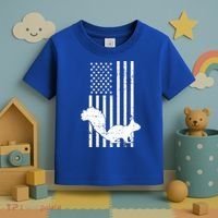 Squirrel Hunting Us Flag Squirrel Hunter Great Gift Toddler T-Shirt thumb 3