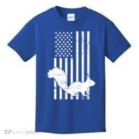 Squirrel Hunting Us Flag Squirrel Hunter Great Gift Kids T-Shirt thumb 0