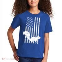 Squirrel Hunting Us Flag Squirrel Hunter Great Gift Kids T-Shirt thumb 2