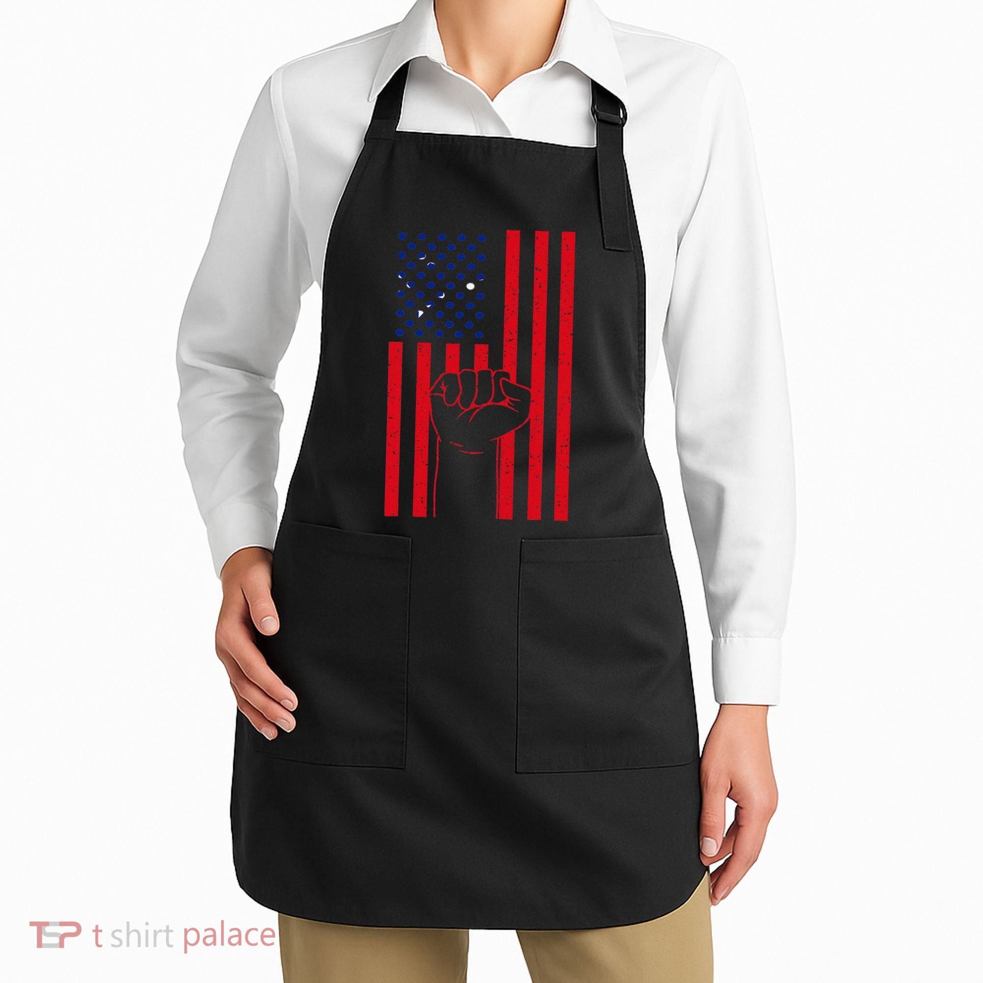 Samoa Handfist Usa America Samoan Flag Samoan Pride Apron