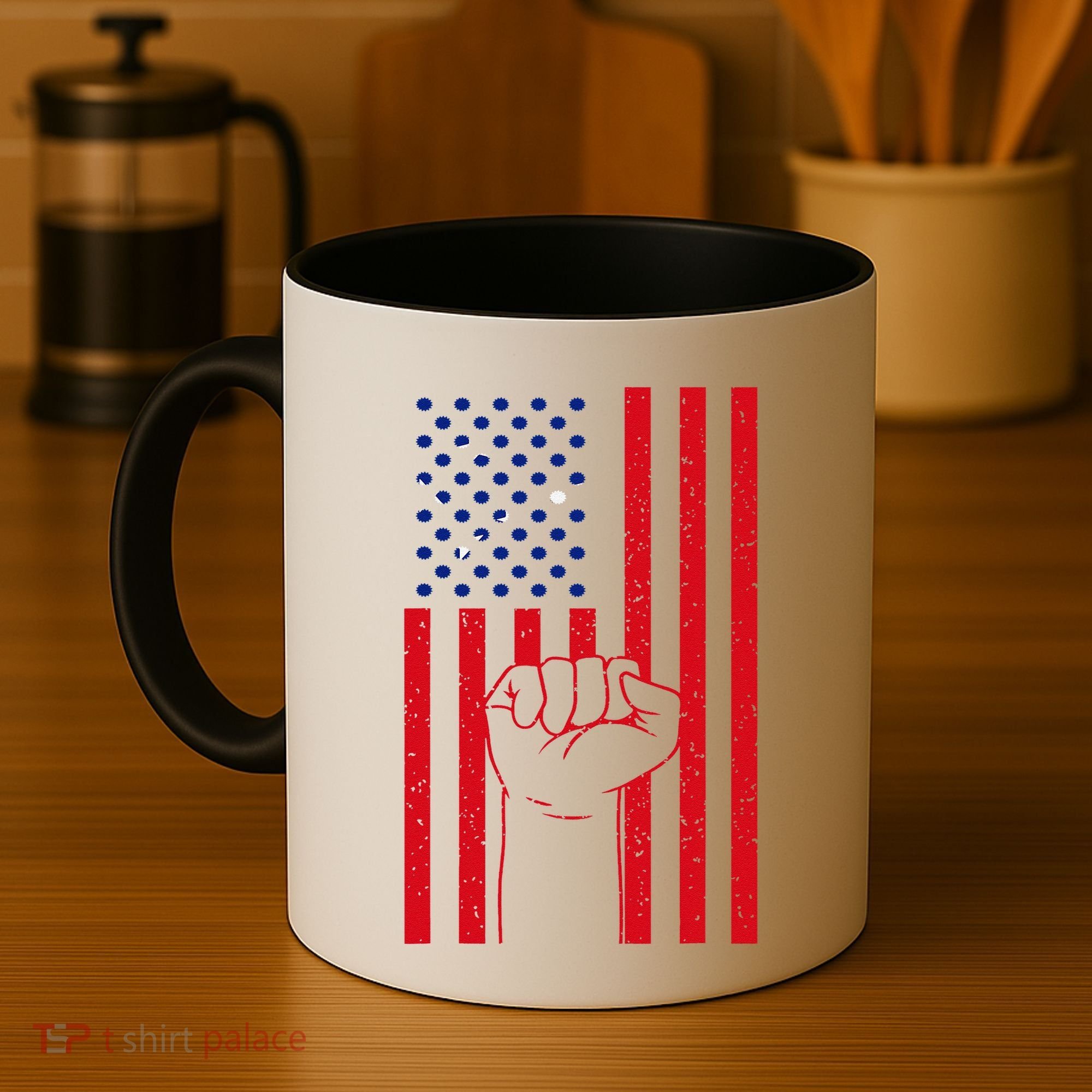 Samoa Handfist Usa America Samoan Flag Samoan Pride Coffee Mug