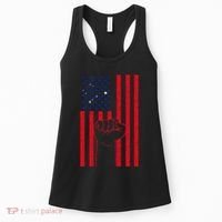 Samoa Handfist Usa America Samoan Flag Samoan Pride Women's Tank Top thumb 0