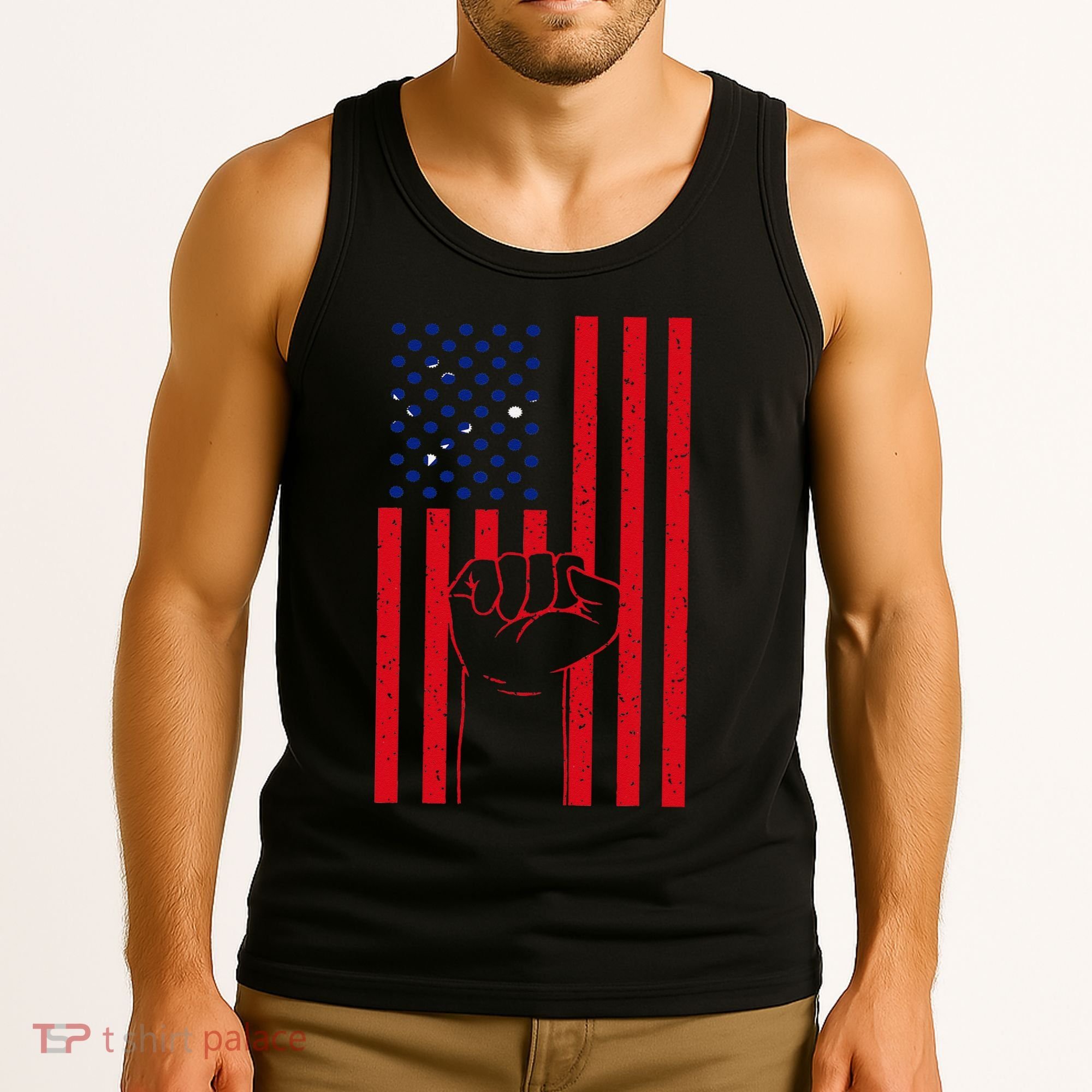 Samoa Handfist Usa America Samoan Flag Samoan Pride Tank Top