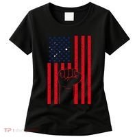 Samoa Handfist Usa America Samoan Flag Samoan Pride Women's T-Shirt thumb 0