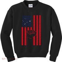 Samoa Handfist Usa America Samoan Flag Samoan Pride Kids Sweatshirt thumb 0