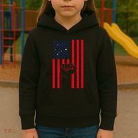 Samoa Handfist Usa America Samoan Flag Samoan Pride Kids Hoodie thumb 3