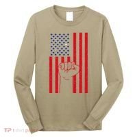 Samoa Handfist Usa America Samoan Flag Samoan Pride Long Sleeve Shirt thumb 0