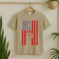 Samoa Handfist Usa America Samoan Flag Samoan Pride T-Shirt thumb 2