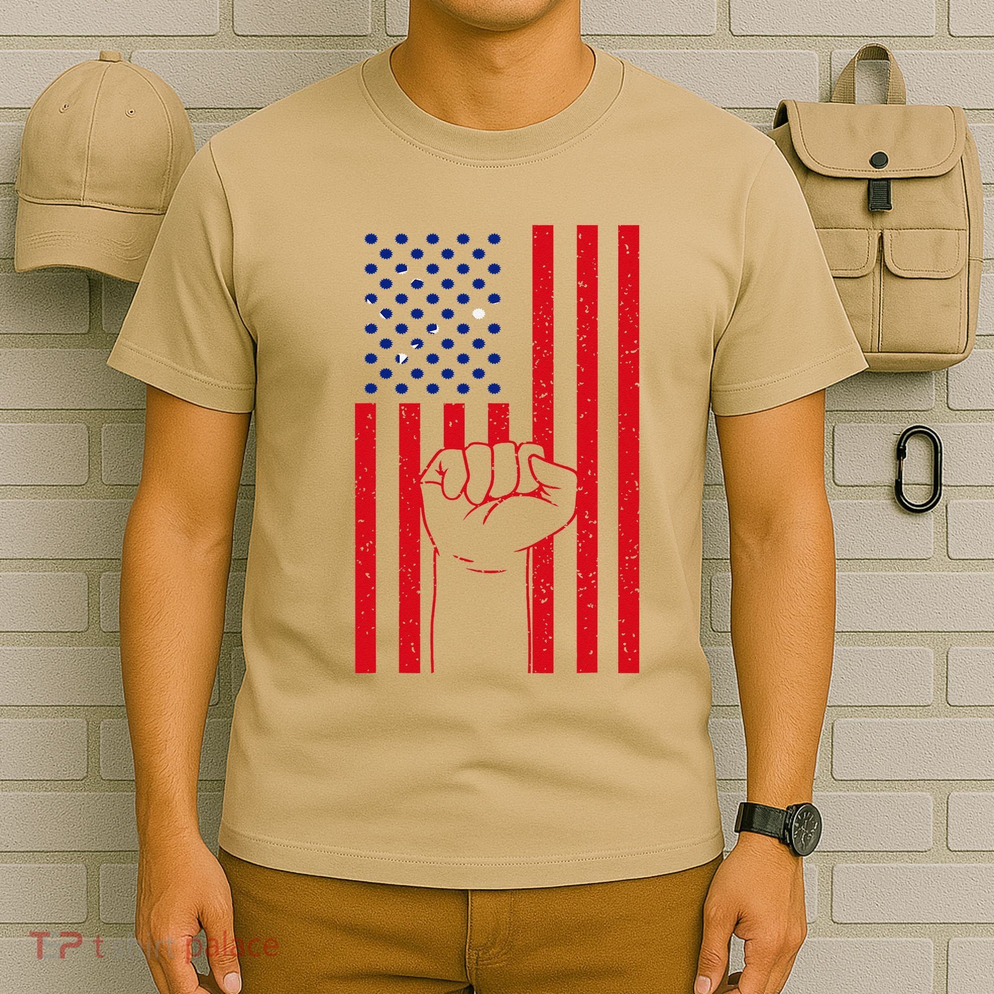 Samoa Handfist Usa America Samoan Flag Samoan Pride T-Shirt