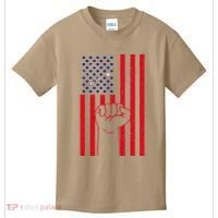 Samoa Handfist Usa America Samoan Flag Samoan Pride Kids T-Shirt thumb 0