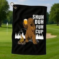Shuh Duh Fuh Cup Golf Towel thumb 1