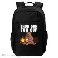 Shuh Duh Fuh Cup Bear Drinking Beer Camping Backpack thumb 0