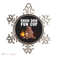 Shuh Duh Fuh Cup Bear Drinking Beer Camping Ornament thumb 0